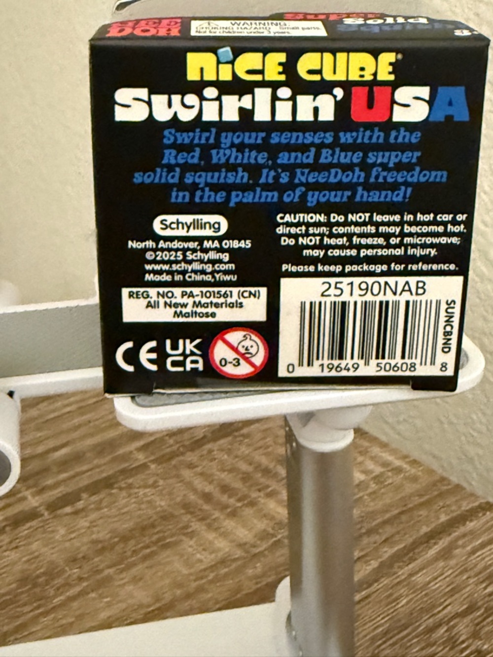 Special Limited Edition NeeDoh Nice Cube Swirlin USA, 1 pc - Picture 4 of 7